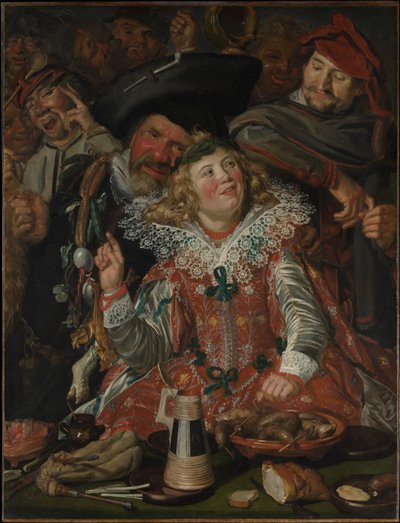 Fête de joyeux lurons au Mardi Gras - Frans Hals